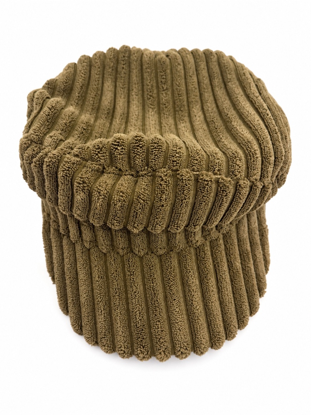 Free People Corduroy Ribbed Paperboy Hat - Olive